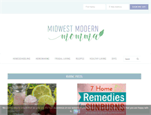 Tablet Screenshot of midwestmodernmomma.com